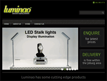 Tablet Screenshot of luminao.co.za